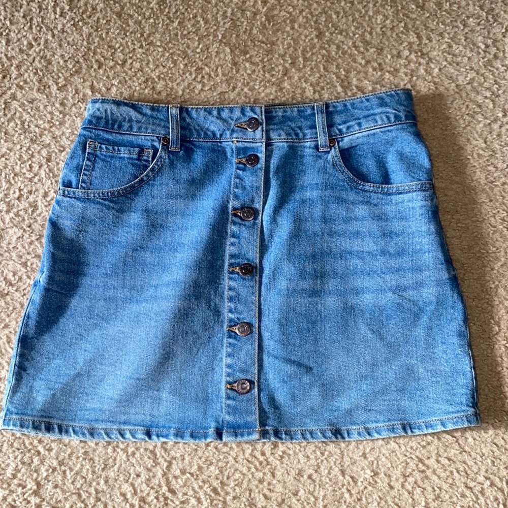 Button up Jean Skirt.